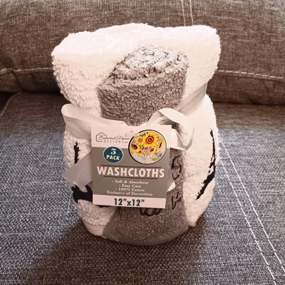 Decorative Washcloths (Set of 5)